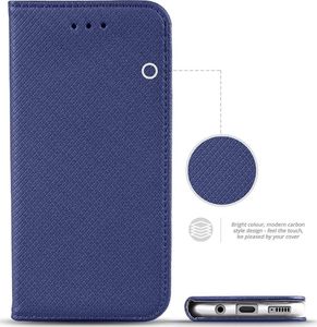Etui SAMSUNG GALAXY A20S portfel z klapką Flip Magnet granatowe 4