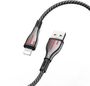 Kabel USB Borofone USB-A - Lightning 1.2 m Czarny (6931474724854) 1