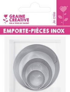 Graine Creative Foremki do wycinania z Modeliny Kółka 1