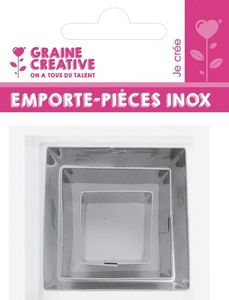 Graine Creative Foremki do wycinania z Modeliny Kwadraty 1