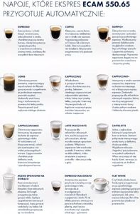 Ekspres ciśnieniowy DeLonghi PrimaDonna Class ECAM 550.65.W 9