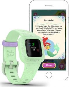 Smartband Garmin Vivofit Junior 3 Disney The Little Mermaid Zielony 4