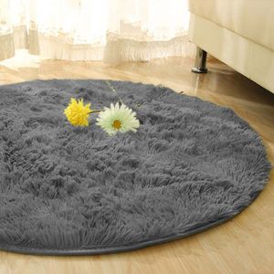 Strado Dywan okrągły Shaggy 90x90 GreyNight (szary) uniwersalny 4