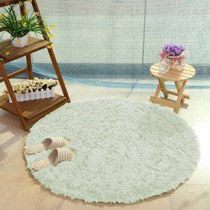 Strado Dywan okrągły Shaggy 150x150 WhiteLime (Biała Limonka) uniwersalny 6