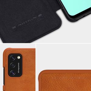 Nillkin Etui Nillkin QIN do Samsung Galaxy A41 (Brązowe) uniwersalny 4