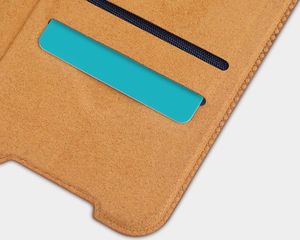 Nillkin Etui skórzane z klapką Nillkin QIN do Samsung Galaxy Note 20 (Czerwone) uniwersalny 7