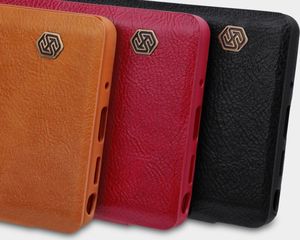 Nillkin Etui skórzane z klapką Nillkin QIN do Samsung Galaxy Note 20 Ultra (Czerwone) uniwersalny 12