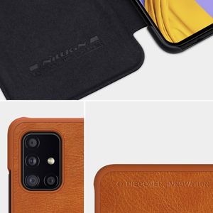 Nillkin Etui Nillkin QIN do Samsung Galaxy A51 5G (Czerwone) uniwersalny 5