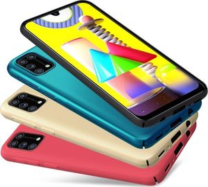 Nillkin Etui Nillkin Frosted do Samsung Galaxy M31 (Złote) uniwersalny 9
