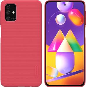 Nillkin Etui Nillkin Frosted do Samsung Galaxy M31s (Czerwone) uniwersalny 1