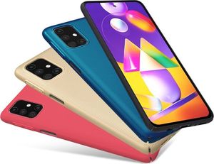 Nillkin Etui Nillkin Frosted do Samsung Galaxy M31s (Złote) uniwersalny 9