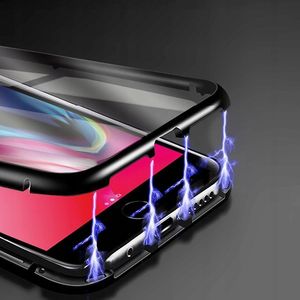 Magnetic Etui Magnetyczne Front+Back do Apple iPhone 7/8/SE 2020 (Czarne) uniwersalny 3