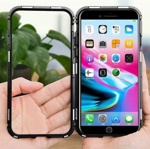 Magnetic Etui Magnetyczne Front+Back do Apple iPhone 7/8/SE 2020 (Czarne) uniwersalny 7