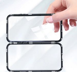 Magnetic Etui Magnetyczne Front+Back do Xiaomi Redmi Note 9S (Srebrne) uniwersalny 4