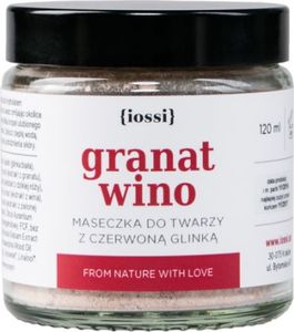 Lossi Iossi - Maseczka do twarzy z czerwoną glinką. Granat Wino - 120 ml uniwersalny 1