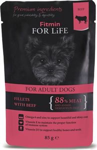 Fitmin  For life pies wołowina saszetka 85g 1