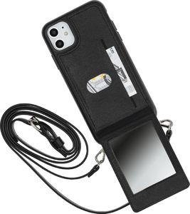 Hama FUTERAŁ GSM CROSS BODY Z LUSTERKIEM DO IPHONE 11, CZARNE 3
