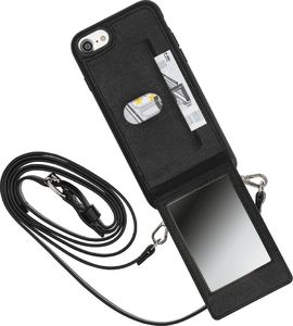 Hama FUTERAŁ GSM CROSS BODY Z LUSTERKIEM DO IPHONE 6/6S/7/8/SE 2020, CZARNE 3