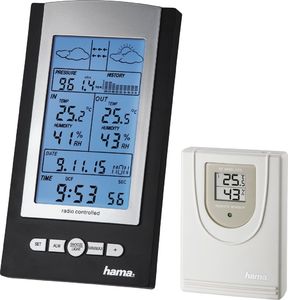 Stacja pogodowa Hama czarna (EWS-800) 3
