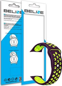 Beline Beline pasek Watch 20mm Design purpurowy/zielony 2