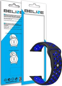 Beline Beline pasek Watch 22mm Design czarny/niebieski 2