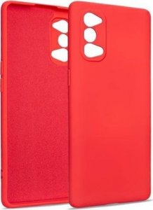 Beline Beline Etui Silicone Oppo Reno4 Pro 5G czerwony/red 1