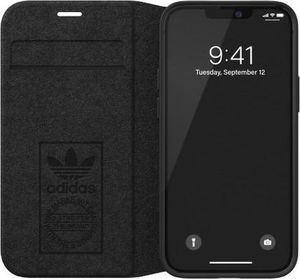 Adidas Adidas OR Booklet Case PU iPhone 12/12 Pro 6,1" biało czarny/white black 3
