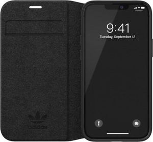 Adidas Adidas OR Booklet Case BASIC iPhone 12/12 Pro 6,1" czarno biały/black white 3