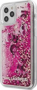 Karl Lagerfeld Karl Lagerfeld KLHCP12LROPI iPhone 12 Pro Max 6,7" różowy/pink hardcase Glitter Charms 2