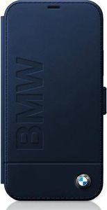 BMW Etui BMW BMFLBKP12MSLLNA iPhone 12/12 Pro 6,1" granatowy/navy book Signature 2