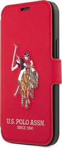 U.S. Polo Assn US Polo USFLBKP12SPUGFLRE iPhone 12 mini 5,4" czerwony/red book Polo Embroidery Collection 1