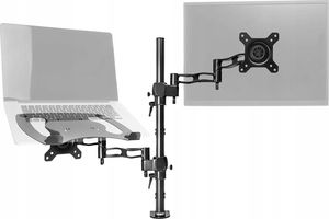 Duronic Uchwyt biurkowy na monitor 13" - 27" i laptop DM35L1X1 1