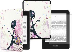 Pokrowiec Alogy Pokrowiec Smart Case do Kindle Paperwhite 4 2018/ 2019 Wróżka + Szkło 6
