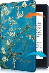 Pokrowiec Alogy Smart Case do Kindle Paperwhite 4 Kwitnący migdałowiec + Szkło 2