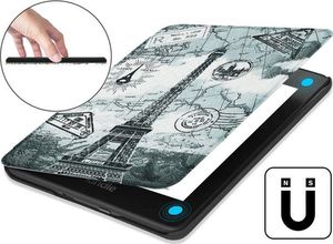 Pokrowiec Alogy Pokrowiec Smart Case Kindle Paperwhite 4 Wieża Eiffla + Szkło 5