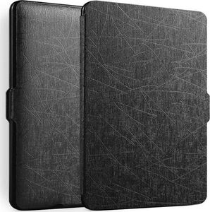 Pokrowiec Alogy Etui Alogy Leather Smart Case Kindle Paperwhite 1/2/3 Czarne + Szkło uniwersalny 2