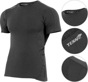 Texar Texar Koszulka T-Shirt Base Layer Czarna XL 1