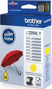 Tusz Brother Brother Tusz LC225XLY Yellow 1,5K 1