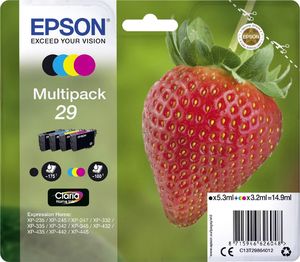 Tusz Epson Epson Tusz Stylus XP235 T29 CMYK 4pack 5,3/3x3,2ml 1