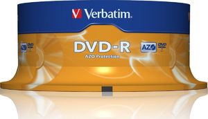 Verbatim DVD-R 4.7 GB 16x 25 sztuk (43522) 1