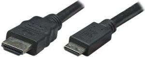 Kabel Manhattan HDMI Mini - HDMI 1.8m czarny (304955) 1