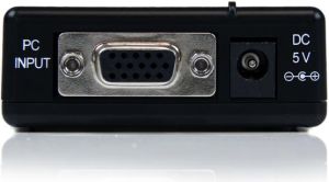 Adapter AV StarTech D-Sub (VGA) - S-Video czarny (VGA2VID) 2