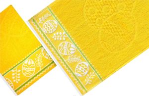 Greno Ręcznik Greno Wielkanocny 30x50 żółty świąteczny GRENO 1