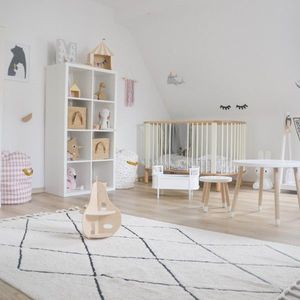 Lorena Canals Dywan dziecięcy BEREBER BEIGE 140x200 beżowy we wzory geometryczne LORENA CANALS 2