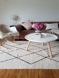 Lorena Canals Dywan dziecięcy BEREBER BEIGE 140x200 beżowy we wzory geometryczne LORENA CANALS 8