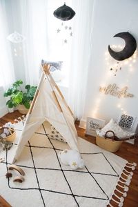 Lorena Canals Dywan dziecięcy BEREBER BEIGE 140x200 beżowy we wzory geometryczne LORENA CANALS 10