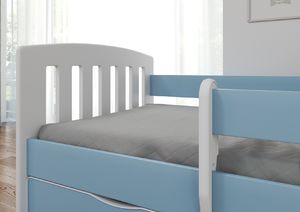 Kocot Kids Łóżko CLASSIC 1 niebieskie dziecięce polskie 5