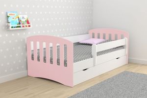 Kocot Kids Łóżko CLASSIC 1 MIX różowe dla dziecka pojedyncze 2