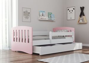 Kocot Kids Łóżko CLASSIC 1 MIX różowe dla dziecka pojedyncze 4
