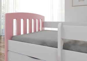 Kocot Kids Łóżko CLASSIC 1 MIX różowe dla dziecka pojedyncze 5